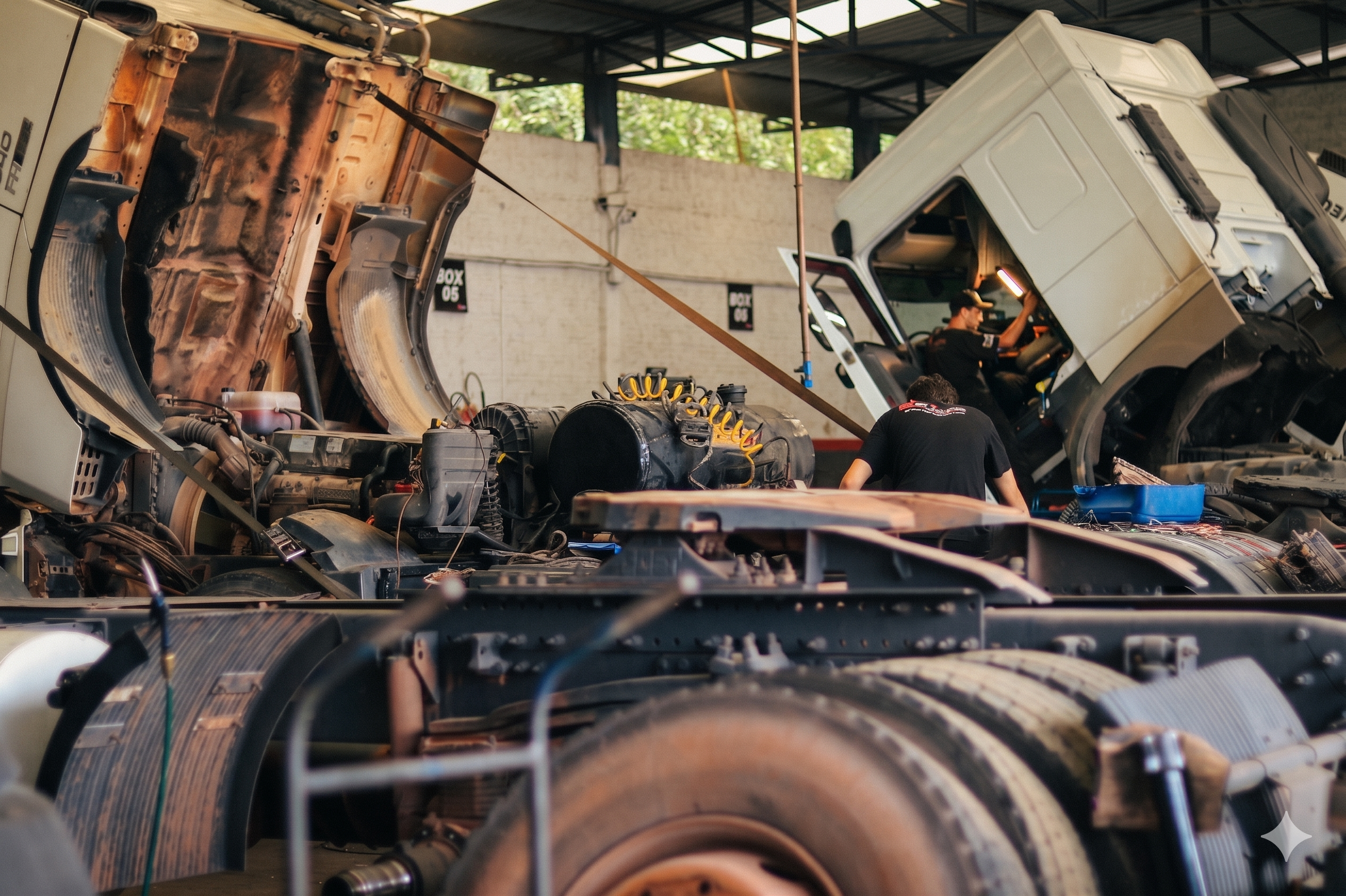 Manutenção de caminhão Volvo e Scania na Sul Forte